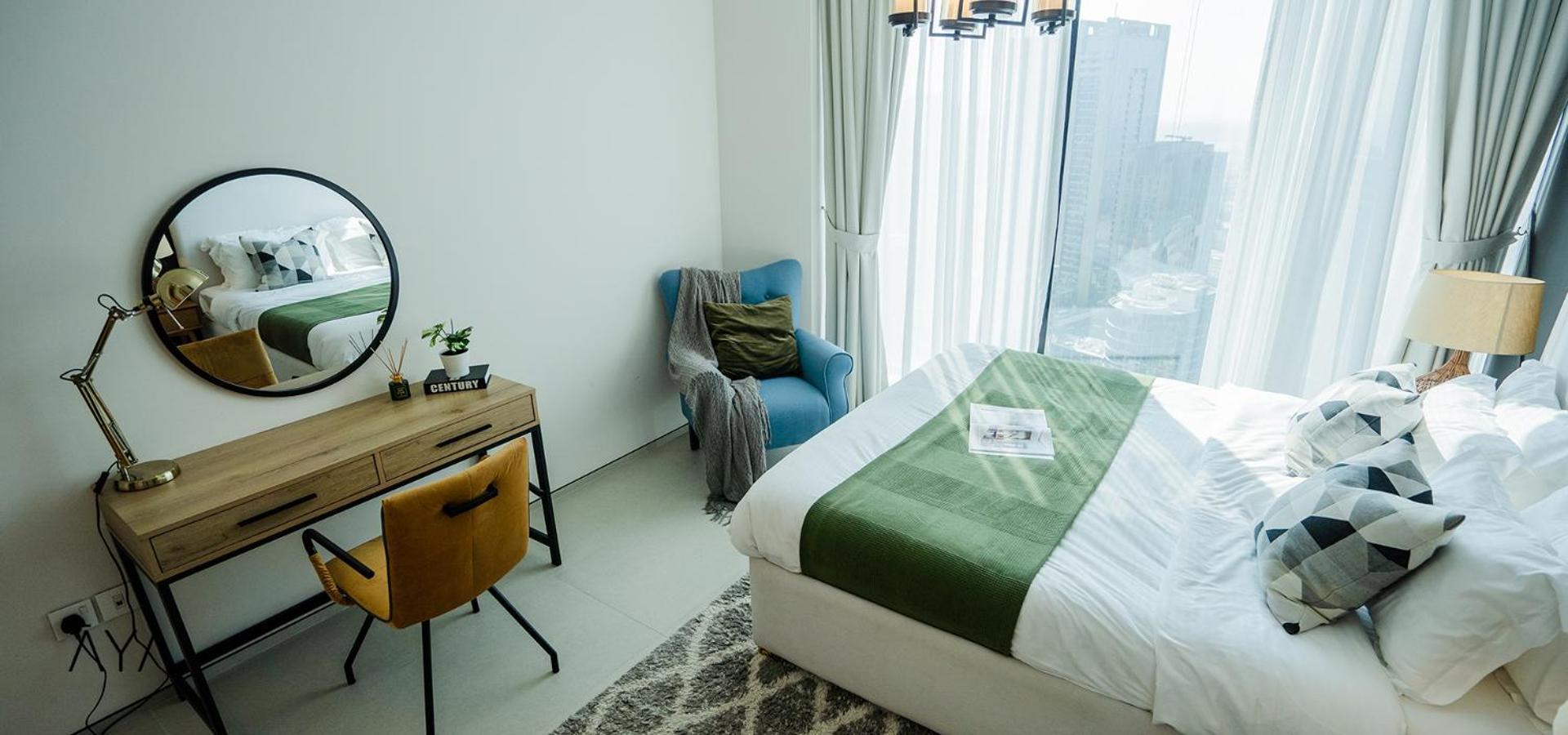 Jumeirah Gate Tower 1 - Stylish Apartment With Pool & City Views Dubai Exterior foto